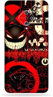 TJ CREATION Vivo S1 Pro Mobile Skin(Ultra Super Red graffiti Skin With High Mattte Finish._)