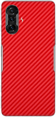 Orgic India Poco F3 GT Mobile Skin(Carbon Red)