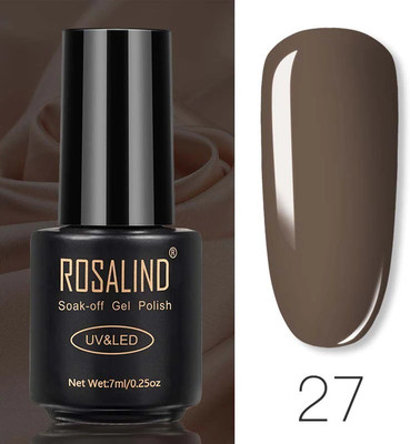 ROSALIND 7ml Nail Gel Polish UV/LED Lamp Manicure Nail Art Long-lasting Gel (RL-7ml-27) RL-7ml-27