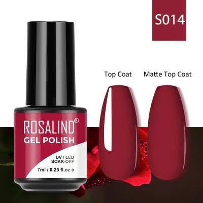 ROSALIND Gel Nail Polish 7ml Hybrid Varnishes Macaron Primer Semi Permanent Design Top Base For Nails Art Manicure Gel Polish (RL-7ml-S014) RL-7ml-S014