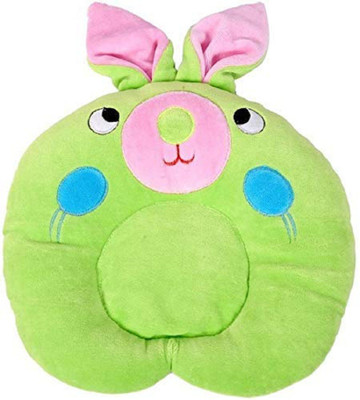 Depurika Mustard Seeds Solid Baby Pillow Pack of 1(Green)