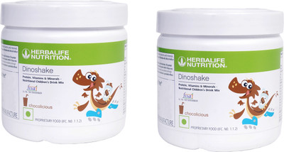 Herbalife Nutrition CHILDREN HEALTH DINOSHAKE CHOCOLATE FLAVOUR Protein Shake(400 g, CHOCOLATE)