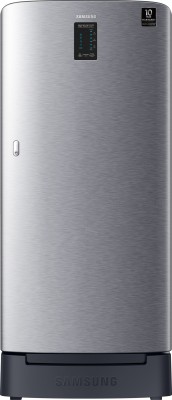 SAMSUNG 198 L Direct Cool Single Door 3 Star Refrigerator with Base Drawer(Elegant Inox, RR21A2D2YS8/HL)