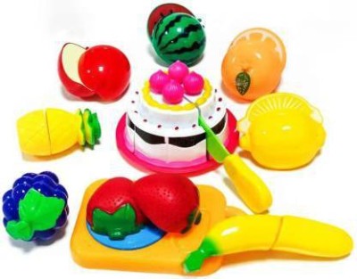JVTS Fruit Cake Set Kids Toys for Girls & Boys with Cutting and Slicing Toys Set Birthday Gifts / Toys / Return Gifts