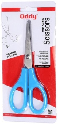 Oddy Corrosion resistant Scissors Multipurpose Scissors 5 INCH PACK OF 1 Scissors(Set of 1, Blue)