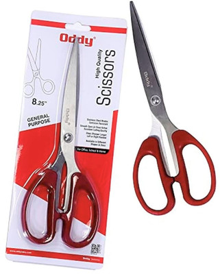 Oddy Corrosion resistant Scissors Multipurpose Scissors 8.25 INCH PACK OF 1 Scissors(Set of 1, Silver)