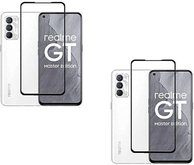 ISAAK Edge To Edge Tempered Glass for Realme GT Master Edition Edge to Edge, Full Glue, 11D Tempered Glass(Pack of 2)