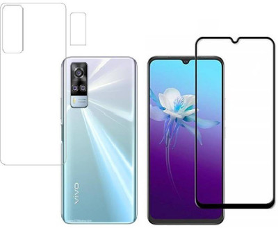 Ten To 11 Front and Back Tempered Glass for ViVO Y53s(Pack of 3)