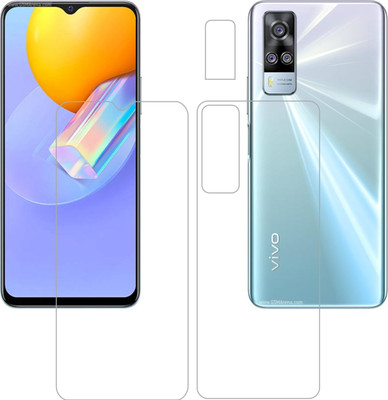 Vatsin Front and Back Tempered Glass for ViVO Y31(Pack of 3)