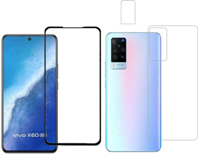 Vatsin Front and Back Tempered Glass for ViVO X60(Pack of 3)