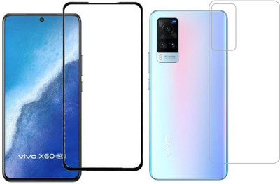 Vatsin Front and Back Tempered Glass for ViVO X60(Pack of 2)