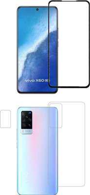 Vatsin Front and Back Tempered Glass for ViVO X60(Pack of 3)