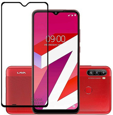 NIMMIKA ENTERPRISES Tempered Glass Guard for lava z4/z6 tempered glass 11d(Pack of 1)