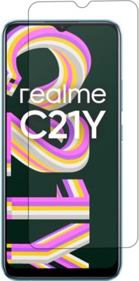 KITE DIGITAL Tempered Glass Guard for realme C21Y(Pack of 1)