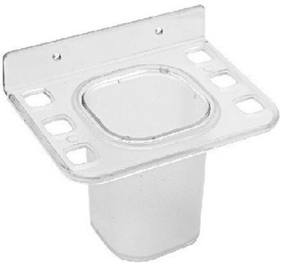 Altroz Transparent Plastic Unbreakable Soap Dish Tooth Brush Paste Holder Home 2 in 1(White)