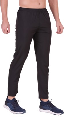 Three brothers Solid Men Black Track Pants