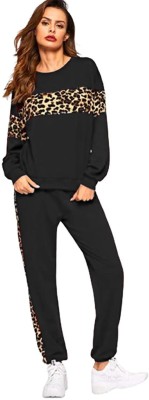 C C CLOTHING Animal Print Women Track Suit