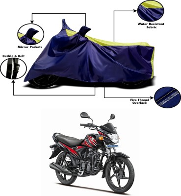 Ascension Two Wheeler Cover for Suzuki(Hayate, Yellow, Blue)