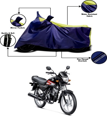 Genipap Two Wheeler Cover for Honda(CD 100 SS, Yellow, Blue)