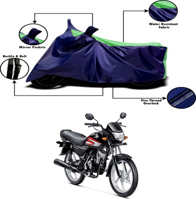 Ascension Two Wheeler Cover for Honda(CD 100 SS, Green, Blue)