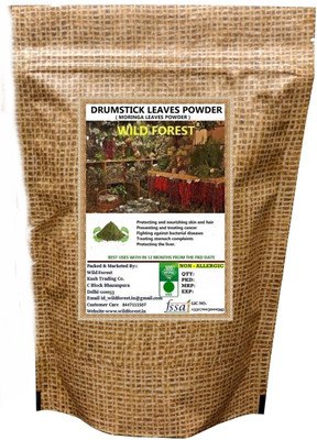 WILD FOREST Drumstick | Murungai | Sahajan | Moringa | Munagaku | Nugge Leaves Powder, 400g(400 g)