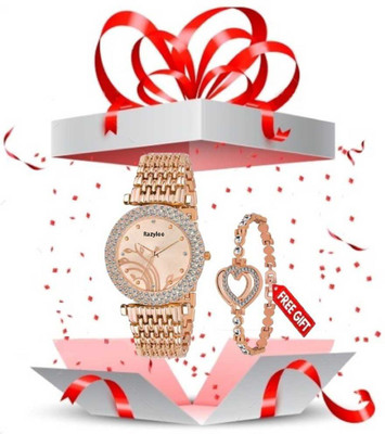 Razyloo RYO-177 Razyloo Branded Watch Fancy Bracelet Analog Watch - For Girls