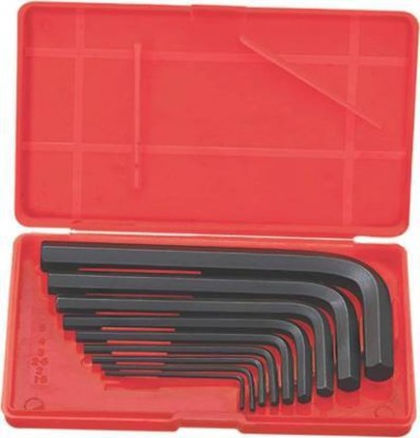 QBM 9 pcs Hex Key Wrench Set Repair Tool Screwdriver Lengthen (1.5,2,2.5,3,4,5,6,8,10) Single Sided L Type Wrench Double Sided L Type Wrench(Pack of 9)