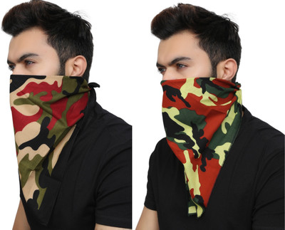 Bismaadh Men Printed Bandana(Pack of 2)
