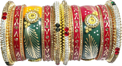 Anshi Creations Plastic Bangle Set(Pack of 18)