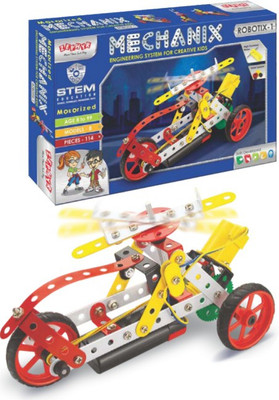 MECHANIX -ROBOTIX-1 Can Make 8 Different Models Blocks and Construction game for kids(Multicolor)