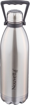 Nouvetta TANGO DOUBLE WALL BOTTLE 1500 ml Flask(Pack of 1, Silver, Steel)