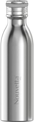 Nouvetta DOUBLE WALL BOTTLE 750 ml Flask(Pack of 1, Silver, Steel)