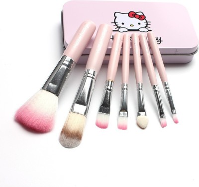 Yoana Hello Kitty Soft Makeup Brush Set(Pack of 7)