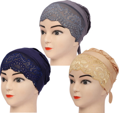 MONATI Beanie Cap(Pack of 3)