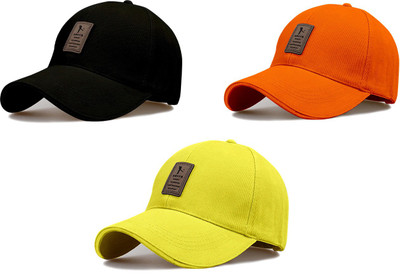 Bolax Embellished Sports/Regular Cap Cap(Pack of 3)