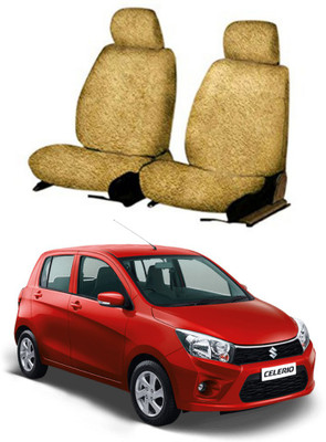 Chiefride Cotton Car Seat Cover For Maruti Celerio(Front Detachable Headrest, Without Back Seat Arm Rest, 5 Seater)