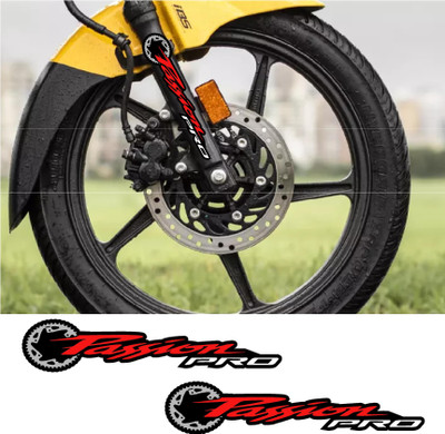 WRAPPING MANIA Sticker & Decal for Bike(Black, Red)