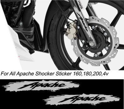 WRAPPING MANIA Sticker & Decal for Bike(Black, Grey)