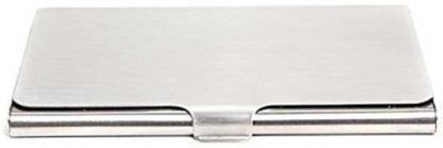 yatee jewel collection Exclusive Slim Stainless Steel Debit/Credit ,Ultra Thin Business Credit Card Holder for Men & Women, Stainless Steel Wallet RFID Blocking Slim Metal Case for Travel and Work, Great as a Gift for Your Family or Friends (SILVER)…SET OF 2 6 Card Holder(Set of 2, Silver)
