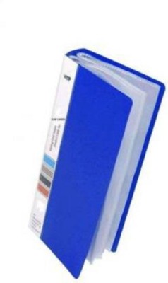 NSSP Business Card Holder/Debit/Credit/Visiting Card Organizer File (Red, Pack 3) 120 Card Holder(Set of 1, Blue)
