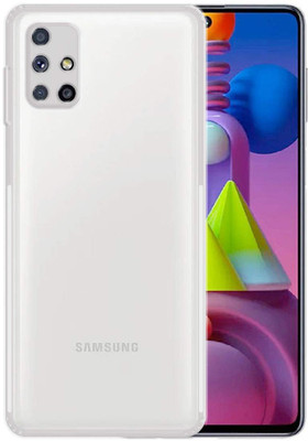 Flipkart SmartBuy Back Cover for Samsung Galaxy M51 Anti Dust Plug TPU Case(Transparent, Flexible, Silicon, Pack of: 1)