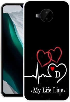 DESILOVE Back Cover for Nokia C20 Plus(Black, Grip Case, Silicon, Pack of: 1)