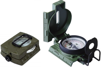 Explorer ™Multifunctional Army Navigation Compass Waterproof Sighting Waterproof Compass 1P Compass(Green)