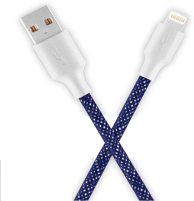 ZINUX Lightning Cable 3 A 1.2 m copper briding Solid Braided Heavy Duty USB TO Lightning Charging Cable,Fast Charger Data Cord for iPhone 12 11 Pro Max X XS XR, 10 8 7 6S 6, iPad, iPod, (1.2M,BLUE)..(Compatible with APPLE, I PHONE, Blue, One Cable)