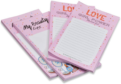 COI To Do List Planner Diary Writing Notepads Daily Grocery Shopping Checklist Appointment Pad Set of 4 Pocket-size Note Pad UNRULED 50 Pages(Pink, Pack of 4)