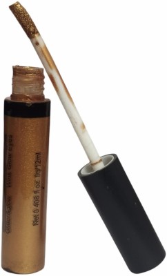 ADJD makeup smudge proof liquid metallic eye shadow 12 ml(metallic gold)