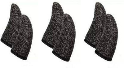 shopncreate Thumb & Finger Sleeve for Pubg Mobiles Game, Anti-Sweat Pack Of 6(3Pair) Finger Sleeve(Pack of 6)
