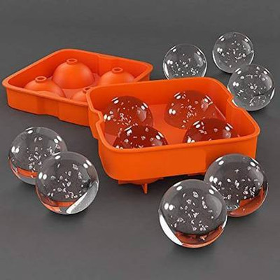 Valashiv Silicone Ball Maker Mould-376 Multicolor Silicone Ice Ball Tray(Pack of1)