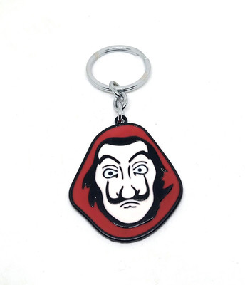 gtrp Money Heist Dali Mask Keychain Key Chain Key Chain