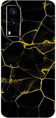 LAMHA Vivo V21e Mobile Skin(Ultra Super Black Abstract Skin With High Mattte Finish.)